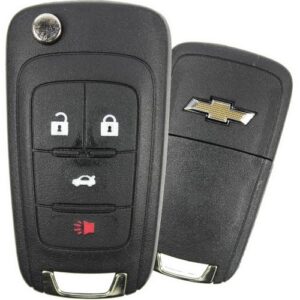 Strattec Chevrolet Impala, Malibu Remote Flip Key 4B Trunk (EXPORT 433MHZ) - 5912544