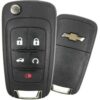 Strattec Chevrolet Impala Malibu Remote Flip Key 5B Trunk / Remote Start (EXPORT 433MHZ) - 5912546