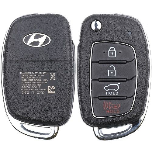 2015 - 2021 Hyundai Tucson Remote Flip Key 4B Hatch - TQ8-RKE-4F25 - LXP90