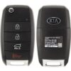 2013 - 2015 Kia Sorento Remote Flip Key 4B Hatch Gen 2 - TQ8-RKE-3F05 (XMA F/L) - KK10 High Security