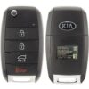 2016 - 2019 Kia Sportage Remote Flip Key 4B Hatch with Transponder - TQ8-RKE-4F27 - KK10 High Security