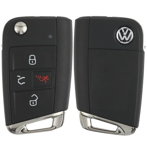 2018 - 2020 Volkswagen Remote Flip Key 5G6 959 752 BM with Comfort Access MQB HU162-T Key-way