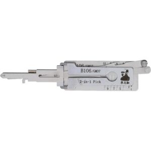 Original Lishi GM 2 In 1 Pick And Decoder NON Warded GM37 B106